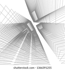 architecture building 3d 
