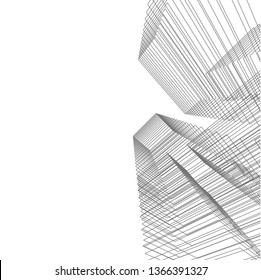 architecture building 3d 