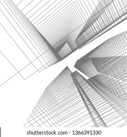 architecture building 3d 