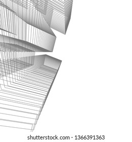 architecture building 3d 