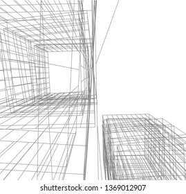 architecture building 3d 