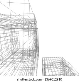 architecture building 3d 