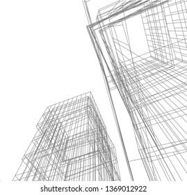 architecture building 3d 