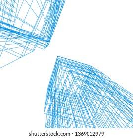 architecture building 3d 