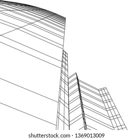 architecture building 3d 