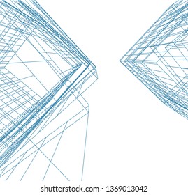 architecture building 3d 