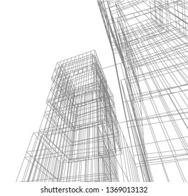 architecture building 3d 