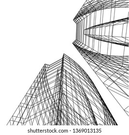 architecture building 3d 