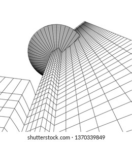 architecture building 3d 