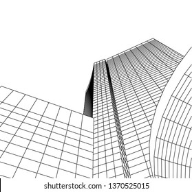 architecture building 3d 