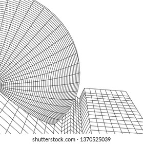 architecture building 3d 
