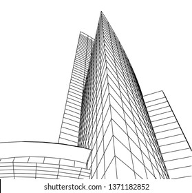 architecture building 3d 
