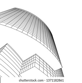 architecture building 3d 