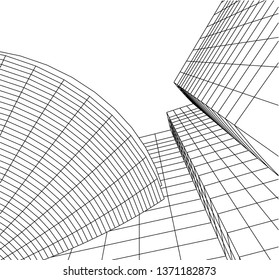architecture building 3d 