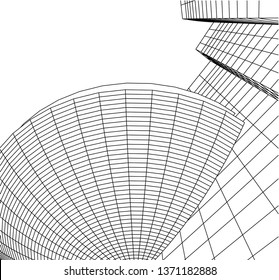 architecture building 3d 