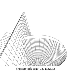 architecture building 3d 