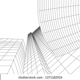 architecture building 3d 