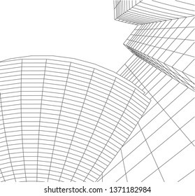 architecture building 3d 