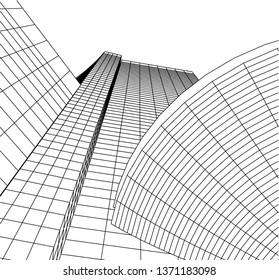 architecture building 3d 
