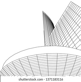 architecture building 3d 