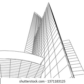 architecture building 3d 