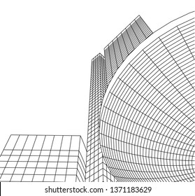 architecture building 3d 