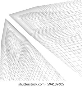 architecture building 3d