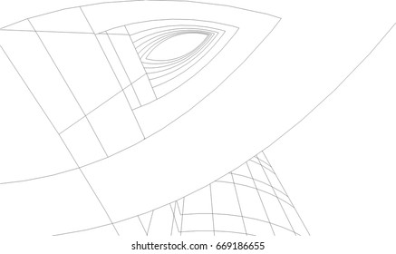 architecture building 3d