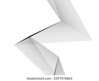 Architecture building 3d. Concept sketch.