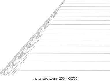 Architecture building 3d. Concept sketch.