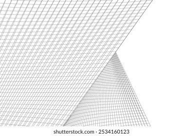 Architekturgebäude 3d. Konzeptentwurf.