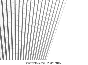 Architecture building 3d. Concept sketch.