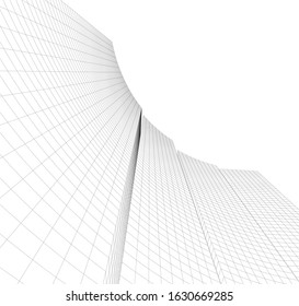 architecture building 3d construction design