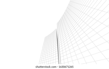 architecture building 3d construction design