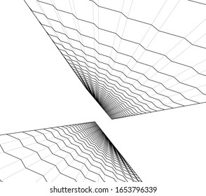 edificio de arquitectura Diseño de construcción 3d