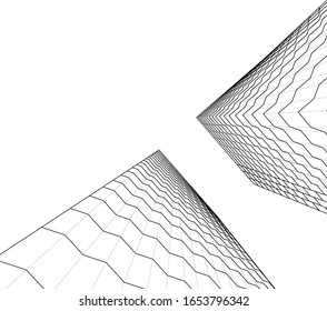 architecture building 3d construction design