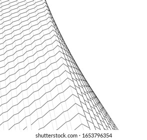 edificio de arquitectura Diseño de construcción 3d