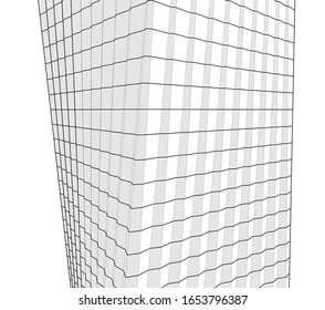 edificio de arquitectura Diseño de construcción 3d