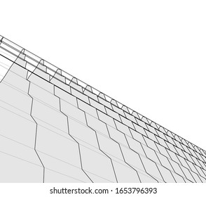 architecture building 3d construction design