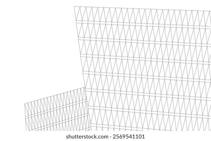 Architecture building 3d сoncept design.