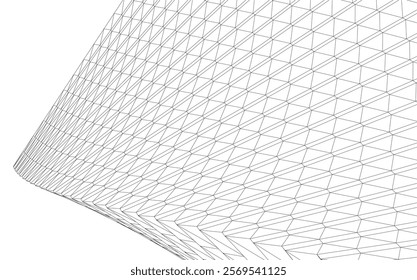 Architecture building 3d сoncept design.