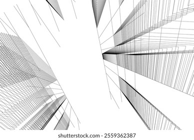 architecture building 3d vector design