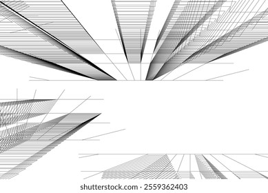 architecture building 3d vector design