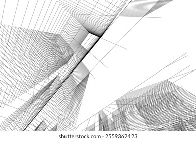 architecture building 3d vector design
