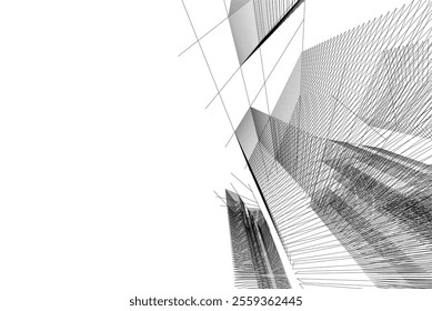 architecture building 3d vector design