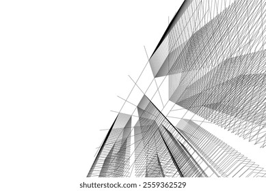 architecture building 3d vector design
