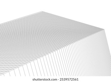 Edificio de arquitectura Dibujo de Vector 3D