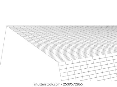 Edificio de arquitectura Dibujo de Vector 3D