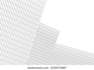 Edificio de arquitectura Dibujo de Vector 3D