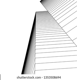 architecture building 3d vector illustration